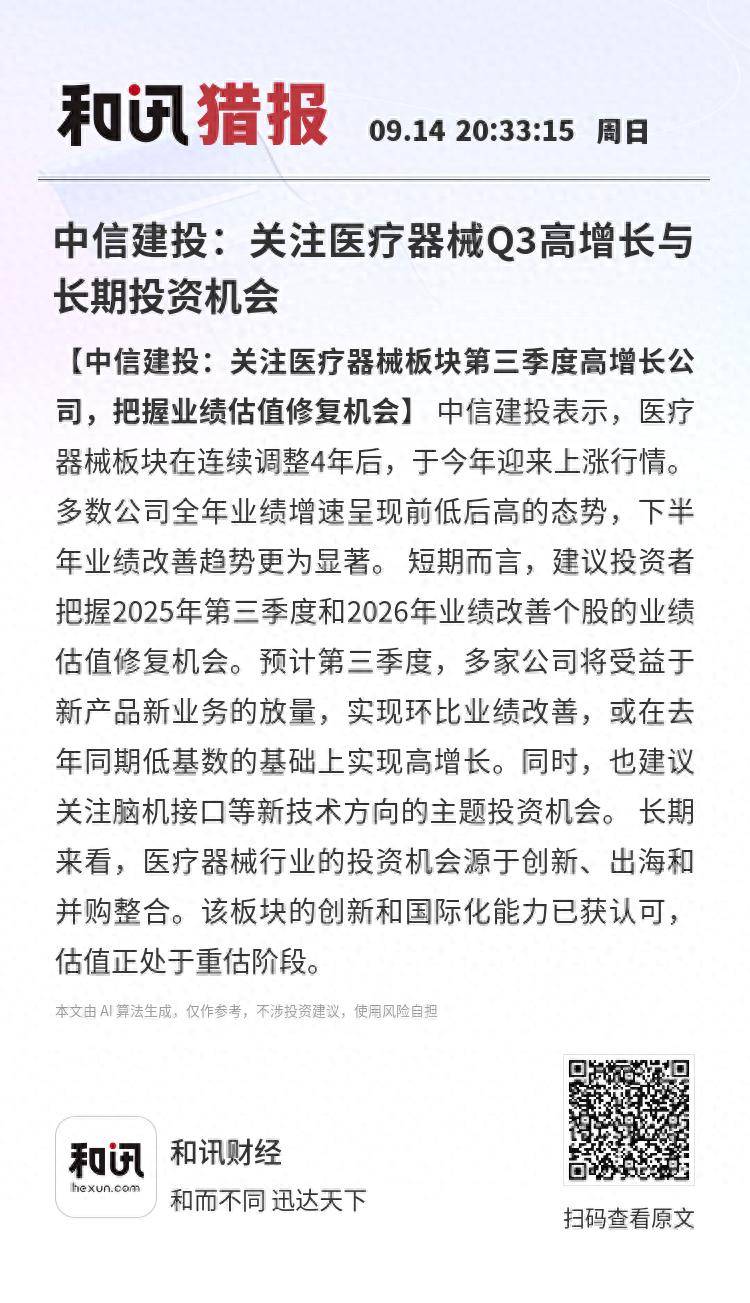 中信建投：长期利率中枢缓慢上行格局呈现