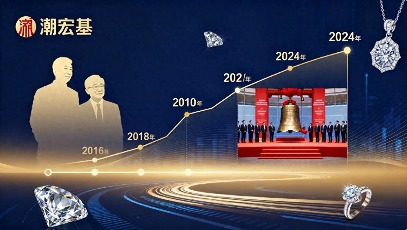 潮宏基冲击“A+H”上市，卖珠宝等产品，毛利率连续两年下滑