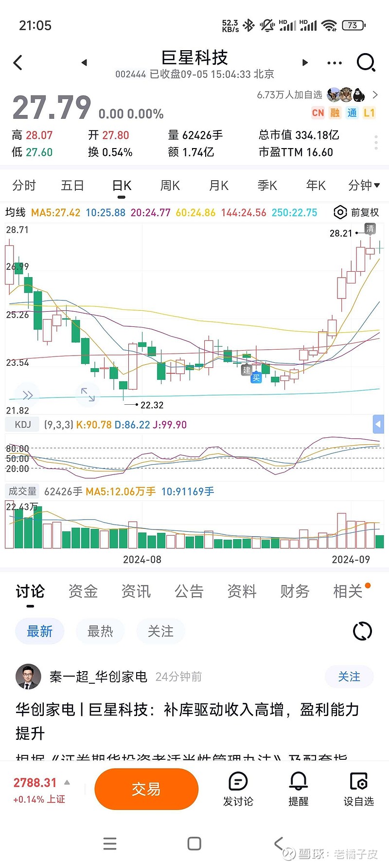 巨星科技（002444）2025年三季报简析：营收净利润同比双双增长，盈利能力上升