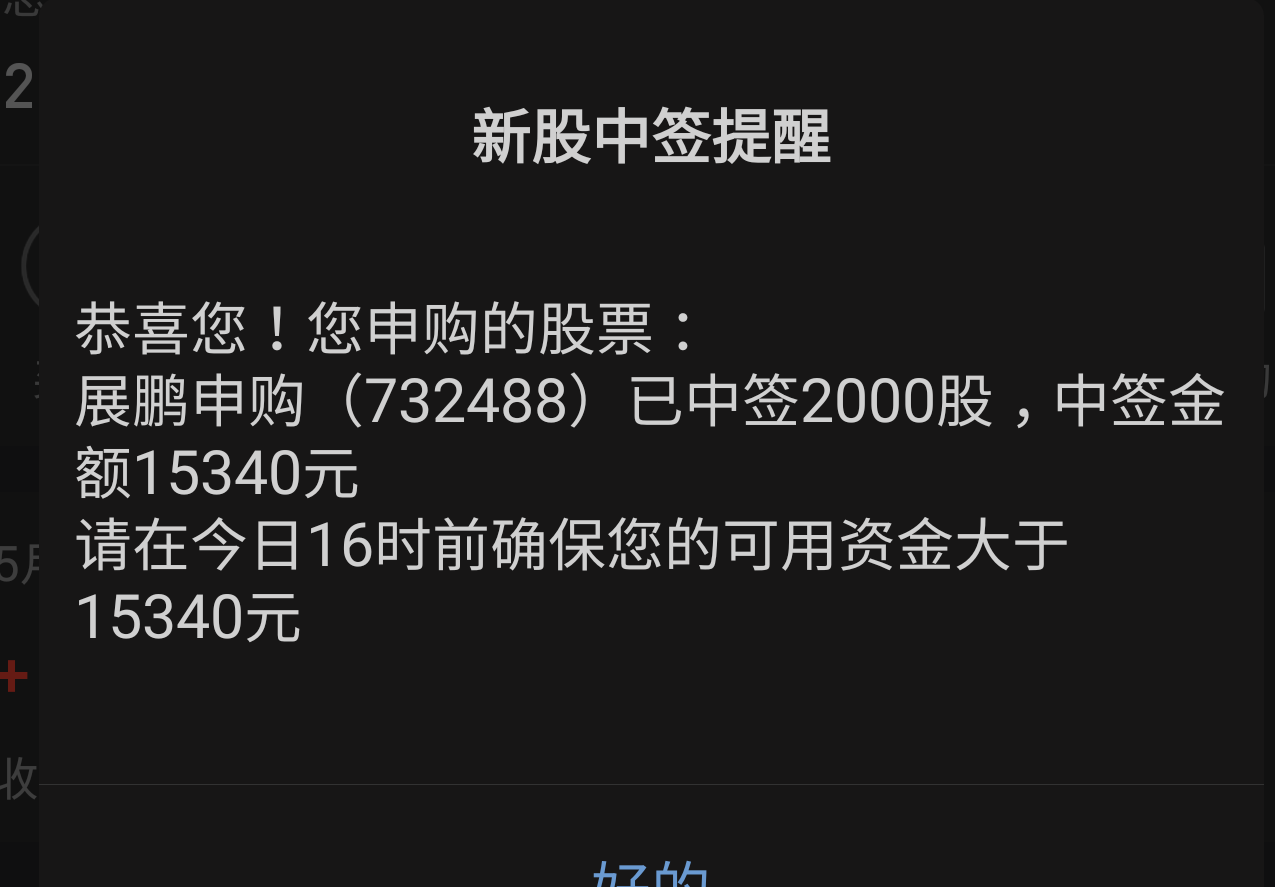 展鹏科技录得4天3板