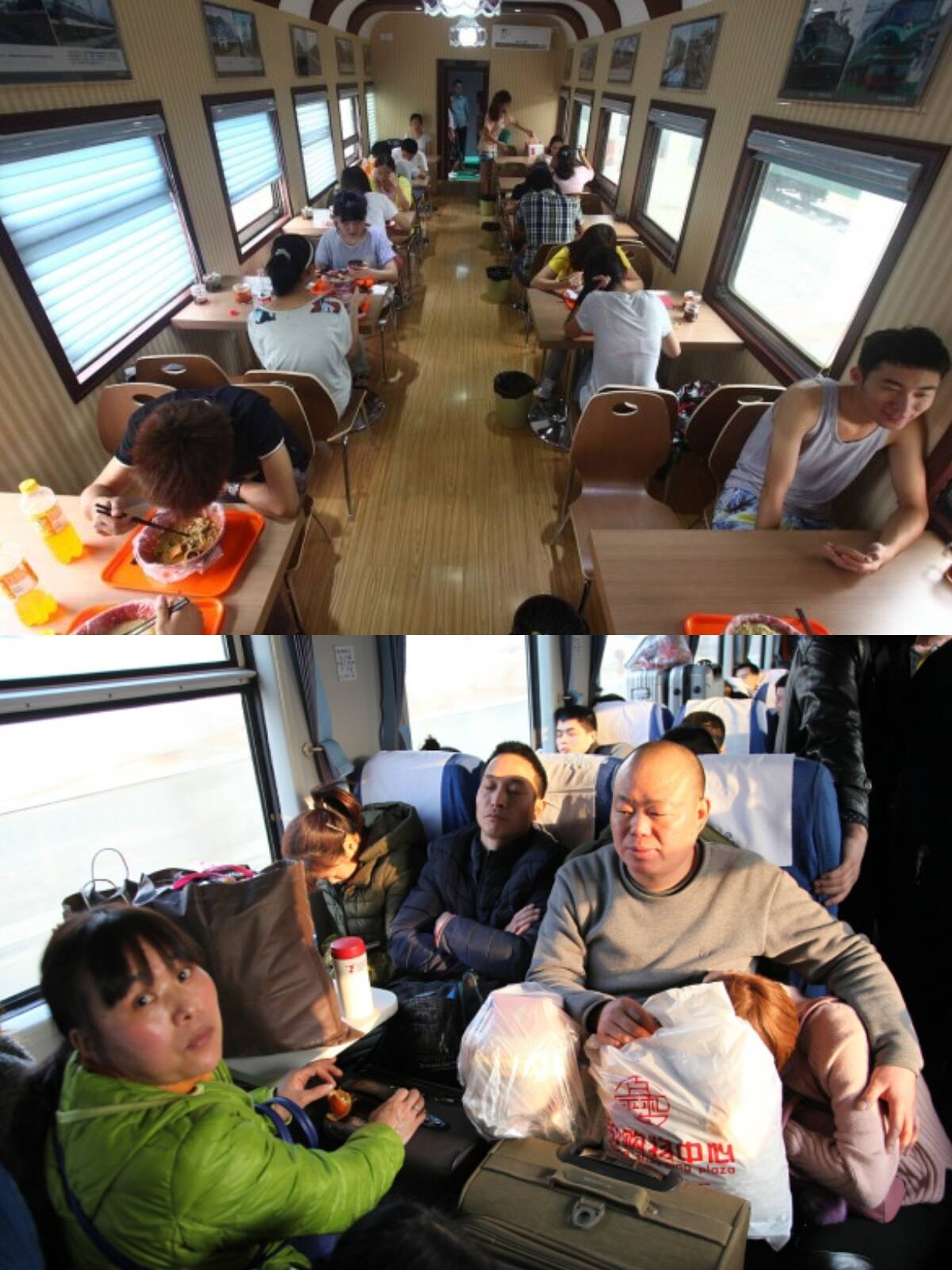 人乘高铁 车“坐”火车 铁路春运出行新风尚