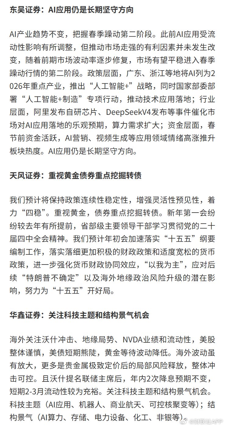 十大券商看后市｜A股春节后或开启新一轮上行