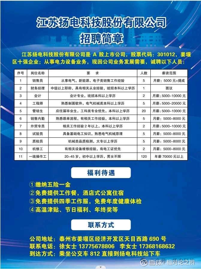 扬电科技：公司目前出口订单有一定的增长