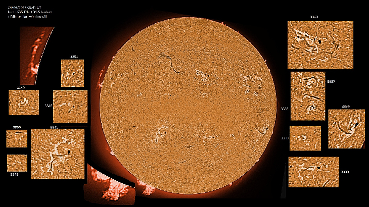 风云四号C星发布首套观测图像